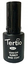 Fragrances, Perfumes, Cosmetics Rubber Base Coat - Tertio Soak-Off Rubber Base Gel