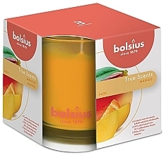 Fragrances, Perfumes, Cosmetics Mango Scented Candle in Jar, 95/95 mm - Bolsius Candle