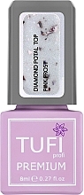 Potal & Shimmer Top Coat - Tufi Profi Premium Diamond Potal Top — photo N1