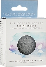 Sponge - The Konjac Sponge Company Premium Facial Puff with Bamboo Charcoal — photo N2