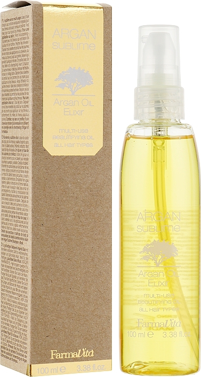 Argan Oil Elixir - Farmavita Argan Sublime Elexir — photo N1