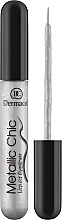 Fragrances, Perfumes, Cosmetics Liquid Eyeliner - Dermacol Metallic Chic Liquid Eyeliner