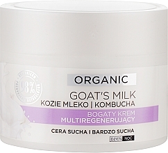 Multi-Regenerating Cream for Dry Skin - Eveline Cosmetics Organic Goat`s Milk Rich Cream — photo N1