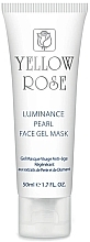 Pearl Gel Face Mask, diamond powder (tube) - Yellow Rose Luminance Pearl Face Gel Mask — photo N1