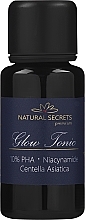 Fragrances, Perfumes, Cosmetics Brightening Face Tonic with Lactobionic Acid - Natural Secrets Glow Tonic (mini size)