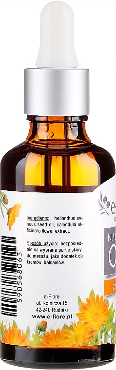 Calendula Oil - E-Flore Natural Oil — photo N2