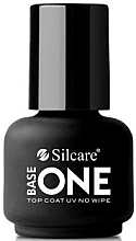 Fragrances, Perfumes, Cosmetics No Wipe Top Coat - Silcare Base One Top Coat No Wipe