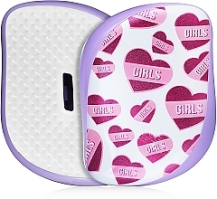 Fragrances, Perfumes, Cosmetics Compact Hair Brush - Tangle Teezer Compact Styler Girl Power