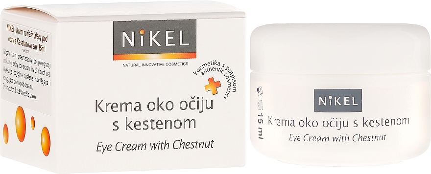 Brightening Chestnut Eye Cream - Nikel Eye Cream with Chestnut — photo N1