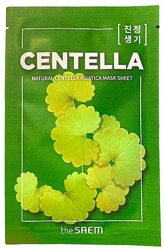 Soothing Mask with Centella Asiatica Extract - The Saem Natural Soothing Mask With Centella Asiatica Extract — photo N1