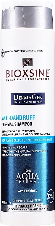 Anti-Dandruff Thermal Shampoo - Biota Bioxsine DermaGen Aqua Thermal Anti-Dandruff Thermal Shampoo — photo N2