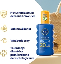 Sunscreen Spray SPF20 - NIVEA Sun Care Spray Solare Inratante — photo N4