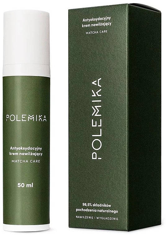 Antioxidant Moisturizing Cream for All Skin Types - Polemika Matcha Care — photo N1