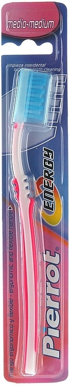 Energy Toothbrush, medium, pink - Pierrot Energy — photo N2