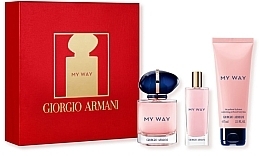 Fragrances, Perfumes, Cosmetics Giorgio Armani My Way Christmas Set - Set (edp/50ml + edp/15ml + b/lot/75ml) 