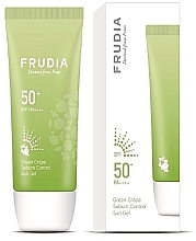 Fragrances, Perfumes, Cosmetics Sunscreen Gel - Frudia Green Grape Sebum Control Cooling Sun Gel SPF50+PA ++++