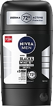 Fragrances, Perfumes, Cosmetics Men Deodorant Antiperspirant Stick 'Black & White Invisible' - Nivea Men Black & White Invisible Original 48h Power Deodorant Stick