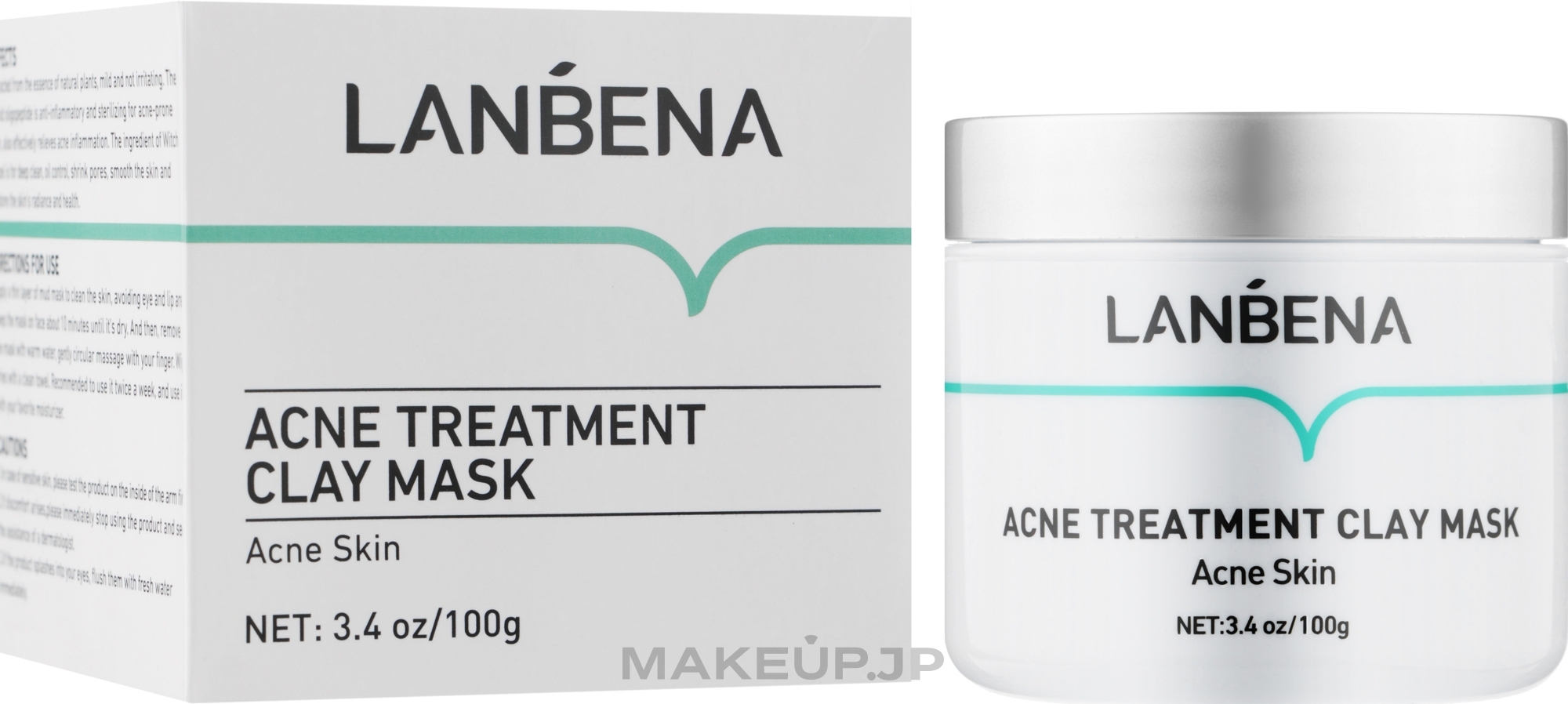 Anti-Acne Clay Face Mask - Lanbena Acne Treatment Clay Mask — photo 100 g