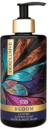 2in1 Liquid Soap & Shower Gel 'Bloom #1' - Dexclusive Luxury Lotion Soap Hand & Body Wash Bloom №1 — photo N1