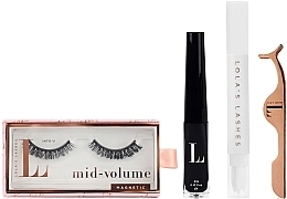 Lola's Lashes Into U Hybrid Magnetic Eyelash Kit (eyeliner/3ml + remover/2.5ml + eyelashes/2pcs + applicator) - Set — photo N2