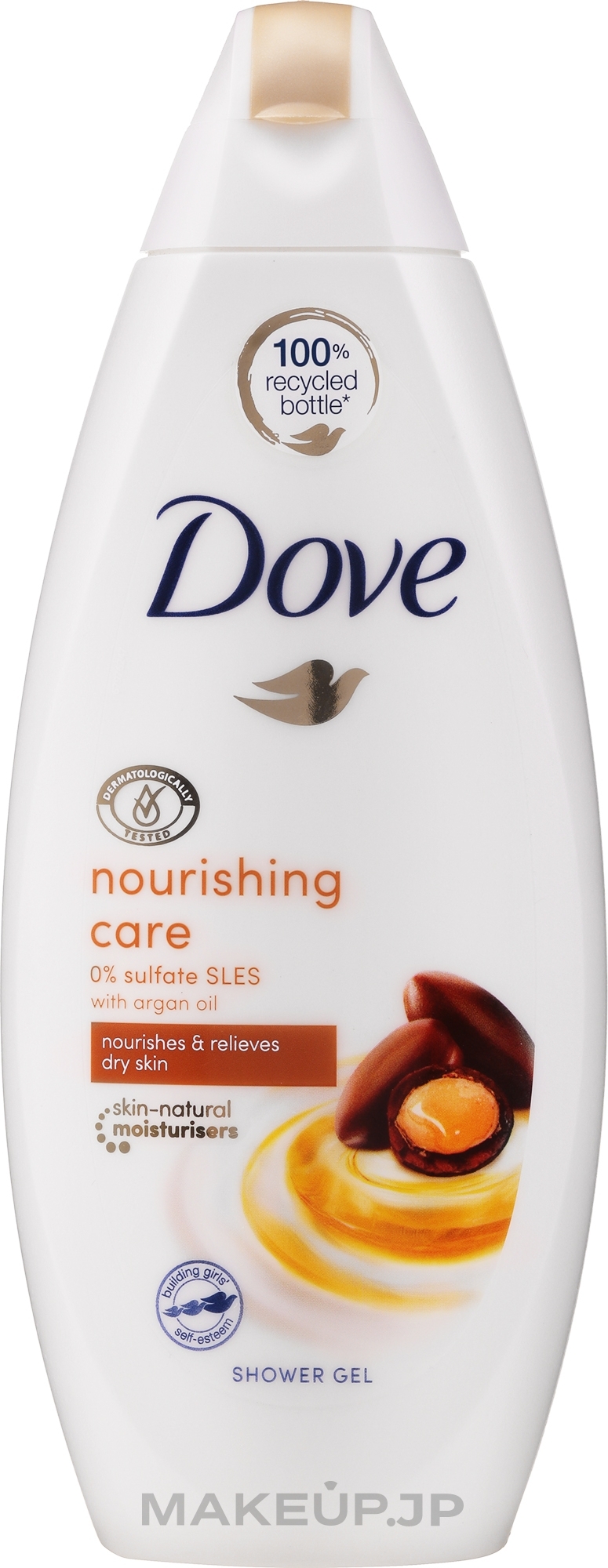 Shower Cream-Gel "Nourishing Care and Oil" - Dove Nourishing Care And Oil Body Wash — photo 250 ml