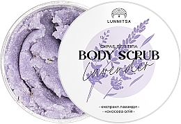 Fragrances, Perfumes, Cosmetics Lavender Body Scrub - Lunnitsa Lavender Scrub (doypack)