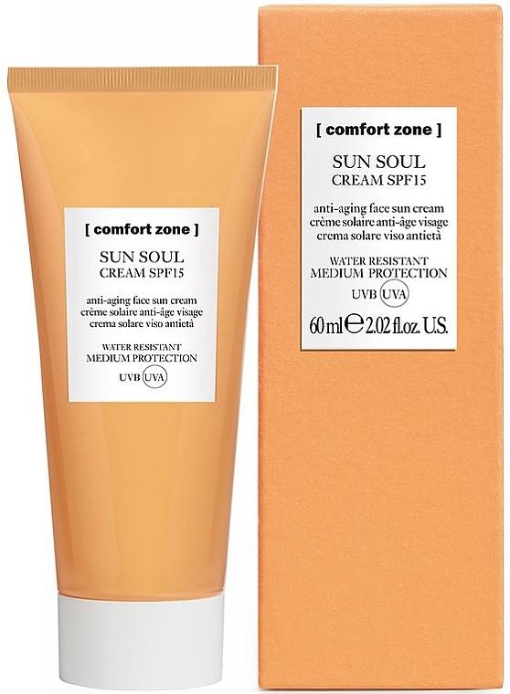 Sun Face Cream - Comfort Zone Sun Soul Face Cream SPF 15 — photo N1