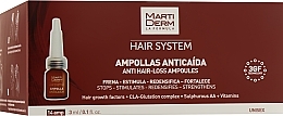 Fragrances, Perfumes, Cosmetics Anti Hair Loss Ampoules - Martiderm Hair System Anti Hair-loss Ampoules