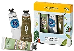 Fragrances, Perfumes, Cosmetics Set - L'Occitane Soft Hands Trio (h/cr/3x30ml)