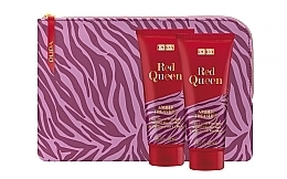 Fragrances, Perfumes, Cosmetics Set - Pupa Red Queen 006 (bag + Milk/200 ml + cream/200ml)