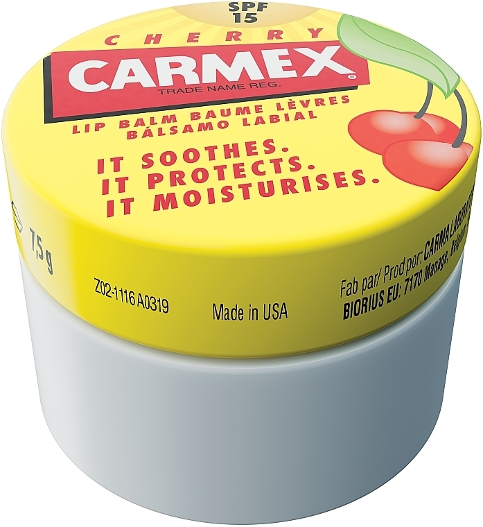 Lip Balm in a Jar "Cherry" - Carmex Lip Balm  — photo N3