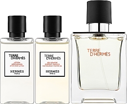 Fragrances, Perfumes, Cosmetics Hermes Terre d’Hermes - Set (edt/50ml + h&b/sh/gel/40ml + ash/lot/40ml)