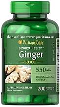 Fragrances, Perfumes, Cosmetics Ginger Root Dietary Supplement, 550 mg, capsules - Puritan's Pride Ginger Root