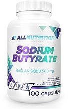 Butyrate Food Supplement, 100 Capsules - Allnutrition Sodium Butyrate 500mg — photo N1