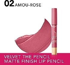 Lipstick Pencil - Bourjois Velvet The Pencil Lipstick — photo N3