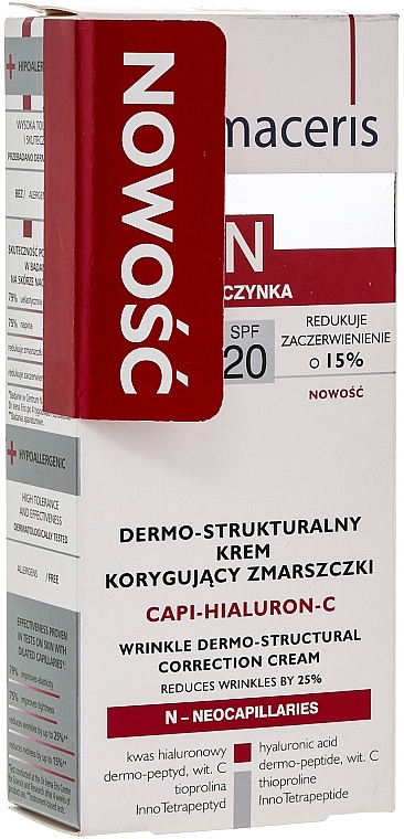 Dermo Structure Anti-Wrinkle Cream - Pharmaceris N Capi-Hialuron-C SPF20 — photo N3