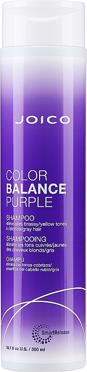 Anti-Yellow Tinted Shampoo for Blonde & Gray Hair - Joico Color Balance Purple Shampoo — photo N1