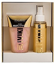 Set - Ingrid Cosmetics x Viki Gabor ID Golden Set 4 (b/lot/150ml + b/mist/125ml) — photo N1