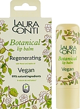 Repairing Lip Balm with Monoi & Jojoba Oil - Laura Conti Botanical Vegan Regenerating — photo N1