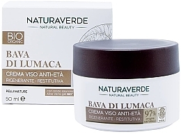 Fragrances, Perfumes, Cosmetics Anti-Aging Face Cream - Naturaverde Bio Regenerating Restoring Anti-Ageing Face Cream