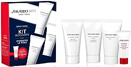 Fragrances, Perfumes, Cosmetics Set - Shiseido Men Set (foam/30ml + scrub/30ml + gel/30ml + conc/5ml)