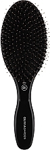 Hair Brush - Olivia Garden Expert Care Oval Boar&Nylon Bristles Black — photo N1