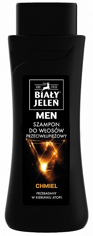 Hypoallergenic Shampoo with Hop Extract - Bialy Jelen Hypoallergenic Shampoo For Men — photo N1