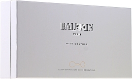 Fragrances, Perfumes, Cosmetics Gilded Hair Brush Set - Balmain Paris Hair Couture (silk parfume/50ml + mirror + h/brush)