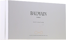 Gilded Hair Brush Set - Balmain Paris Hair Couture (silk parfume/50ml + mirror + h/brush) — photo N1