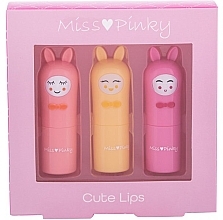 Fragrances, Perfumes, Cosmetics Set - 2K Miss Pinky Cute Lips (lip/balm/3,6g x 3)