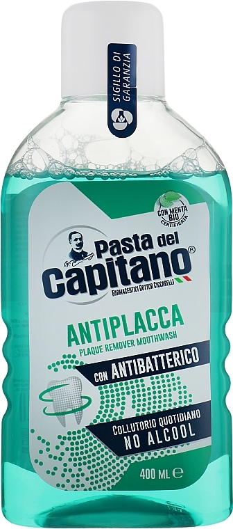 Anti-Plaque Mouthwash - Pasta Del Capitano Plaque Remover Mouthwash — photo N1