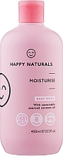 Fragrances, Perfumes, Cosmetics Hydrating Shower Gel - Happy Naturals Moisturise Body Wash