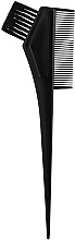 Fragrances, Perfumes, Cosmetics Hair Coloring Brush with Comb, black - Hairway Tint Brush Black