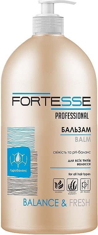 Balance Conditioner with Dispenser - Fortesse Professional Balance & Fresh Balm — photo N2